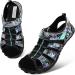 JIASUQI Barefoot Water Shoes for Women Men - Size 7.5 Women/6 Men - A Leaf Black - Buy Online on GoSupps.com