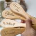 Personalized Baby Hairbrushes | Custom Engraved Wooden Hair Brush for Newborns | Natural Goat Bristle Comb | Perfect Birth Baptism & Birthday Gifts - Buy Online on GoSupps.com