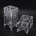 Lizusidtsy 2Pcs Makeup Cotton Pad Organizer Butterfly Fancy Storage Box for Nail Art Wipe Cotton Makeup Tools Transparent White - Buy Online on GoSupps.com