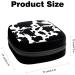 GIAPB Period Bag - Sanitary Napkin Storage & Makeup Pouch, Black and White Spots - Color 1739 - Buy Online on GoSupps.com