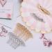 9 Pieces Vintage Metal Hair Clips Feather Leaf Shaped Hair Comb for Women & Girls - Buy Online on GoSupps.com