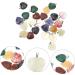 Beaupretty 24pcs Crystal Heart Stone Decor - Emerald Jewelry & Miniature Decoration for Crafts Tablescape Meditation & Chinese Home Decoration - Buy Online on GoSupps.com