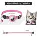 Kolacen Reflecting Airtag Cat Collar with Shell & Bell - Adjustable Safety Buckle for Puppies & Kittens (Pink) - International Shipping Available - Buy Online on GoSupps.com
