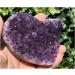 Natural Crystal Rough Crystal Natural Uruguay Amethyst geode Quartz Crystal Cluster Heart Shape Stones for Home Decoration - Buy Online on GoSupps.com