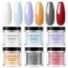 COSCELIA Dip Powder Set 6 Colors Powder Nail Polish Powder Nail Polish Nail Polish 10g DP25-6F