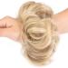 Lelinta Wavy Curly Messy Donut Hair Bun Extension Dark Ginger Mix Bleach Blonde - One Size - Buy Online on GoSupps.com