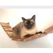 Cat Bridge Hanging Hammock & Shelves Set - Sturdy Wall Mounted Cat Furniture 56.7 - Natural Pine Rope Bridge for Large Cats - Easy Install - Buy Online on GoSupps.com