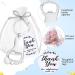 50 Pieces Baby Footprint Keychain Bottle Opener Set with Organza Bags - Baby Shower Party Favors in Silver - Buy Online on GoSupps.com