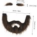 VINTORKY 1 Set Beard Dress up Cosplay Carnival Beard False Mustache Grey Santa Claus Beard Fake Eyebrow Plush - Buy Online on GoSupps.com