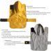 Waterproof Dog Raincoat with Soft Lining - Adjustable for Small Medium & Large Dogs (11-71 Length) - Yellow 3XL - Buy Online on GoSupps.com