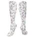 Autism Awareness Puzzle Pieces Compression socks for women and men circulation 15 20 mmHg is the best support for sporty running cycling white unit size 10463