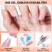 Makartt Solid Nail Glue Gel - Super Adhesive for False Nail Tips | 0.5 fl oz | Long Lasting Lamp Curing Perfect for Salon & Home Use | Clear Nail Art Solution - Buy Online on GoSupps.com