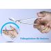 SMI 15.8cm Long Handle Toenail Scissors | Podiatrist Nail Clippers for Seniors | Stainless Steel Nail Cutters for Thick & Ingrown Nails - Buy Online on GoSupps.com