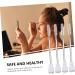 Mipcase 10pcs Mascara Clear Eyelash Brush Eye Lash with Tubes Cosmetics Accessories Travel Tubular 11x1.3cm White - Buy Online on GoSupps.com