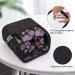 Large Black Makeup Brush Case Organizer with Adjustable Dividers and Shoulder Strap - Buy Online on GoSupps.com