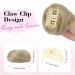 Reecho Mini Claws Hair Knot Extensions - 2 Pack Clipping Accessories for Messy Updo & Cat Ears - 7.6 cm Medium Blonde with Highlights - Buy Online on GoSupps.com