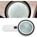 Portable Handheld Magnifier Glass Magnifier 8cm 30X Handheld Optical Magnifier High Power with 12 LED Lights Magnifiers Full of Stars - Buy Online on GoSupps.com