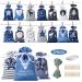 FEIlei Christmas Advent Calendar 24 Days Hanging Advent Calendars DIY Candy Gift Bags for Christmas Party Decorations - Buy Online on GoSupps.com