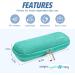 YOUSHARES Insulin Cooler Travel Case - Small EVA Diabetic Organizer with Ice Pack - Green - Buy Online on GoSupps.com