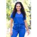 Med Couture Touch Women's Chest Pocket Top - Small, Black | Stylish & Functional - Buy Online on GoSupps.com