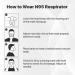 Dobu Mask N95 Respirator Model 201 - NIOSH Certified - 25 Pack - Medium Size - Buy Online on GoSupps.com