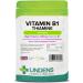 Lindens Vitamin B1 Thiamine Tablets - 100 Pack - for Heart Immune and Psychological Function & Energy Release - UK Manufacturer Letterbox Friendly