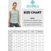 Ice Silk Workout Tank Top for Women - Cool-Dry Sleeveless Yoga Shirt - Greyish Green, Medium - Buy Online on GoSupps.com