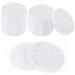 WLLHYF 20 Pieces Compressed Facial Sponges Natural Cellulose Facial Cleaning Sponges Professional Cosmetic Spa Sponges for Face Cleansing Makeup Removal Pore Exfoliating (Round-white)