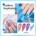 MIZHSE Blue Chrome Powder Liquid for Nails - Metallic Nail Art Pigment 10ml - Mirror Effect UV LED Soak Off Polish - Nail Art Design MJY009 - Buy Online on GoSupps.com