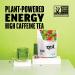 Zest 135mg High Caffeine Energy Leaf Blend - Pomegranate Mojito Green Tea - 20 Pack - All Natural Keto-Friendly Healthy Coffee Alternative - Buy Online on GoSupps.com