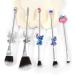 Cartoon Theme Stitch Makeup Brush Set 5Pcs with Storage Bag - Ideal Face Cosmetic Brushes for Eyes, Cheeks, and Lips - Perfect Birthday Gift for Women and Girls (Style 1) - Buy Online on GoSupps.com