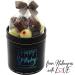 Hallingers Happy Birthday XXL - Handmade Pralines Gift Can | Alcohol-Free Noble Chocolate | Perfect for Mother's & Father's Day | 500g Celebratory Treats - Buy Online on GoSupps.com