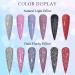 MIZHSE Holographic Gel Polish Set - Reflective Glitter, Laser, Galaxy Gloss - Nail Art Unicorn Mirror Effect Gel Polish Collection - Buy Online on GoSupps.com