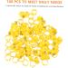 Toddmomy 300 Pcs Pigeon Anklet Chicken Thighs Budgie Foot Ring Opening Pigeon Ring Infant Products Cuff Baby 1.3X1.3CMx3pcs Yellowx3pcs - Buy Online on GoSupps.com