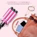 3 Barrel Curling Iron Wand 25mm - Dual Voltage, Temperature Adjustable Ceramic Hair Crimper - Buy Online on GoSupps.com