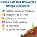 Garden of Life Oceans Kids DHA Chewables - Yummy Berry Lime, 120 mg, 120 Softgels for Ages 3+ - Buy Online on GoSupps.com