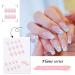 UFLF 72 Pieces Short False Nails - DIY Artificial Nail Tips with Adhesive Pads for Stunning Nail Art | International Shipping Available - Buy Online on GoSupps.com