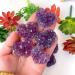 3-4cm Rough Uruguay Heart Shaped Amethyst Geode Cluster Crystals s Natural Crystal Clusters Home Decoration Natural Stones and Minerals - Buy Online on GoSupps.com