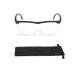 FALINGO magnifying glasses magnifying glasses reading magnifier magnifying glass on the nose optical magnification to 200% (black)