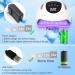 220W UV LED Nail Lamp for Gel Nails | Fast Curing Nail Dryer with 57 Lamp Beads | 4 Timers Professional UV Light for Home & Salon Nail Art - White Large - Buy Online on GoSupps.com