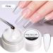 Builder Gel for Nails Nail Strengthener 3 Colors Builder Gel Nail Kit Extension Gel Base Gel in a Bottle Clear & White & Light Nude UV LED Polish Building Nail Gel - Buy Online on GoSupps.com