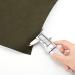 Olive Green Imitation Leather Book Binding Cloth - 39.4x16.9 Inch | Velvet Surface | Paper Backed | Close-Weave | DIY Crafts - Olycraft - Buy Online on GoSupps.com