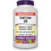Webber Naturals Cod Liver Oil with Vitamin A and D3 180 Softgels Vision Skin and Immune Support & Omega-3 Fish Oil 1 000 mg 210 Softgels Supports Cardiovascular Health and Brain Function Vitamin + Oil 1 000 mg - Buy Online on GoSupps.com