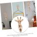 STOBAZA 3pcs Animal Clothes Hook Ornament Retro Keychain Shelf Holders Pegs Creative Wall Hook Rural Antlers 8X8X14CMx3pcs Goldenx3pcs - Buy Online on GoSupps.com