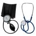 Blood pressure monitor upper arm professional Tiga Pro 1 new K 1 + stethoscope flat head blue Tiga-Med