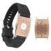 Custom Medical Alert Bracelets for Women Men with Free Engraving Personalized Emergency Identification Adjustable Waterproof Silicone Wristbands Medic ID Life Alert Jewelry 9.0 Inches Black Band with Rose gold Tag
