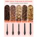5 in 1 Curling Iron Wand Set Ohuhu Upgrade Curling Wand 5Pcs 0.35 to 1.25 Inch Interchangeable Ceramic Barrel Heat Protective Glove Dual Voltage Hair Crimper for All Hair Type Black - Buy Online on GoSupps.com