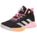 adidas Unisex-Child Cross Em Up 5 Basketball Shoe Big Kid (8-12 Years) 7 Wide Big Kid Black/Silver Metallic/Beam Pink