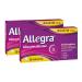 Allegra allergy tablets 2 x 20 pcs - antihistamine - active ingredient bilastin - fast and 24 hours effective in hay fever animal hair house -fashioned mold allergy urticaria
