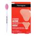 Stubborn Acne Pimple Patches 10ct - Invisible Face Pimple Patch For Reducing Redness | Bundled With Nose Cleaning Brush - Day & Night Acne Hydrocolloid Patches Pack Of 1